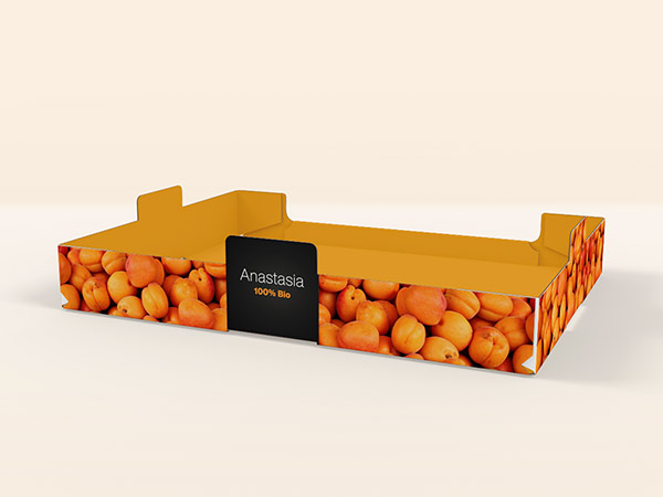 Obststiege Pappe bedruckt